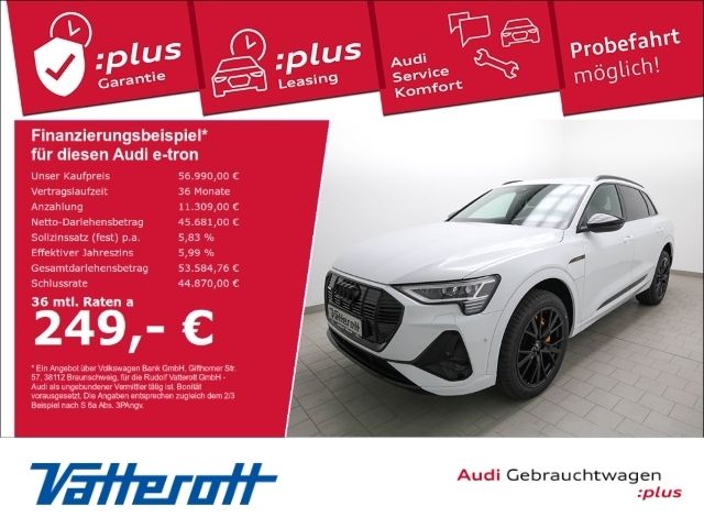 Audi e-tron 55 S line black edition AVILOO 98% TechSel. Matrix - Bild 1