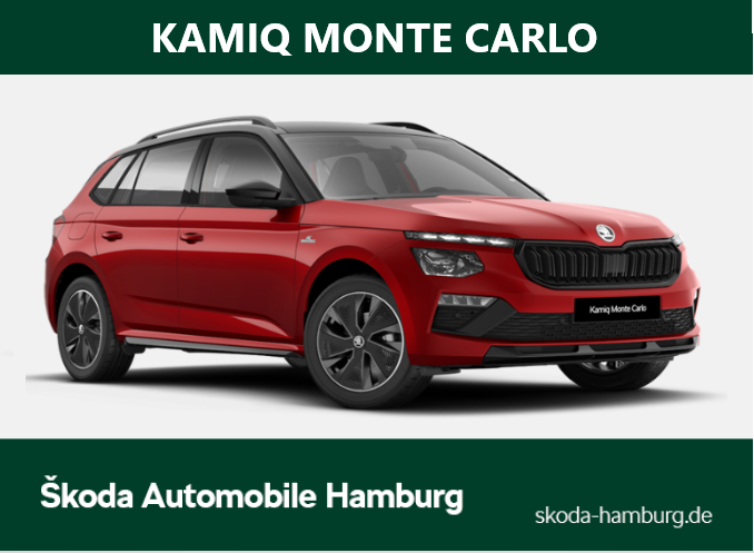 Skoda Kamiq Monte Carlo 1,5 TSI 110 kW DSG