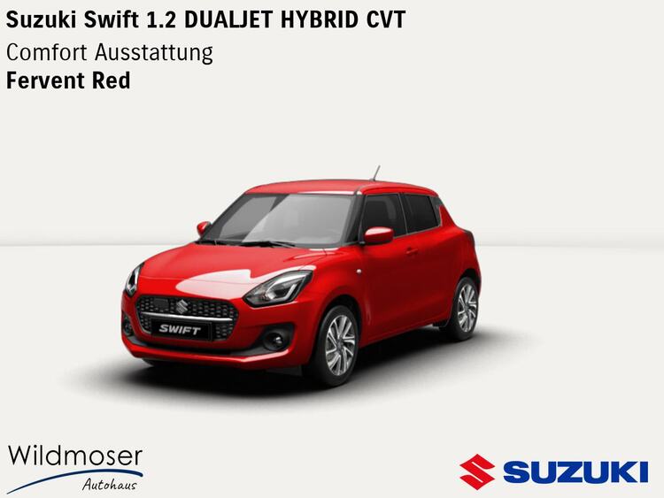 Suzuki Swift ❤️ 1.2 DUALJET HYBRID CVT ⏱ Sofort verfügbarer Vorführwagen! ✔️ Comfort Ausstattung
