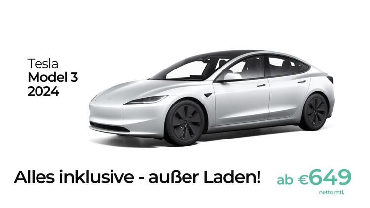 Tesla Model 3 MODEL 2024 - ALLES INKLUSIVE - AUßER LADEN!