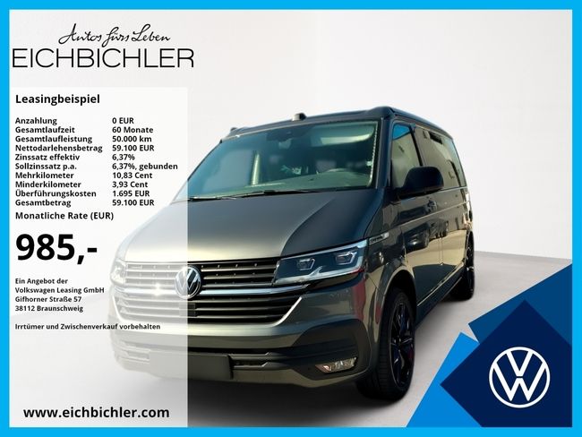 Volkswagen T6 California Ocean EDITION AHK ACC **sofort** - Bild 1