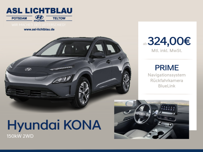 Hyundai Kona Elektro *sofort* 150kW PRIME - Bild 1