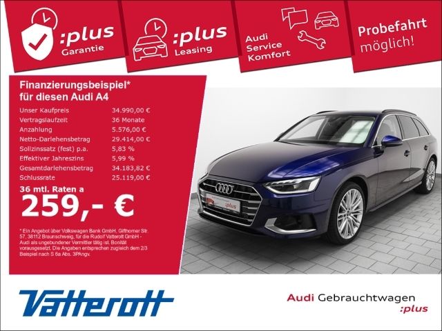 Audi A4 Avant advanced 35 TFSI S tronic ACC LED Navi AHK - Bild 1