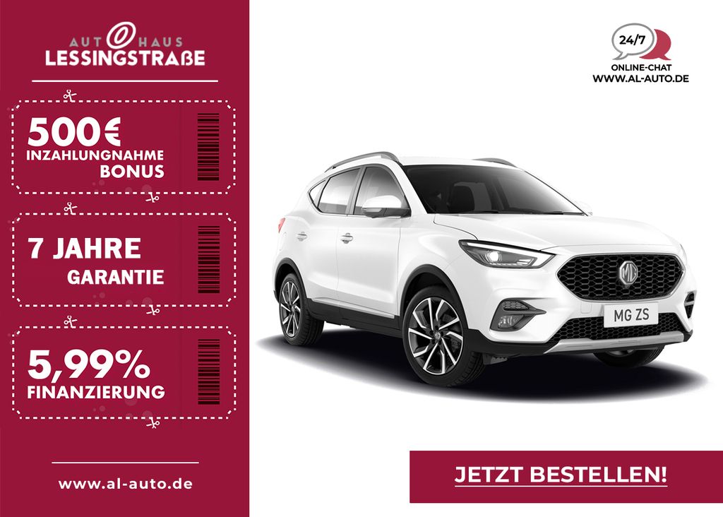 MG ZS 1.0 T-GD Aut. Luxury NAVI 360° LEDER