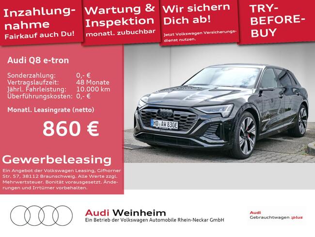 Audi Q8 e-tron 55 quattro S line AHK Pano Matrix LED uvm. - Bild 1