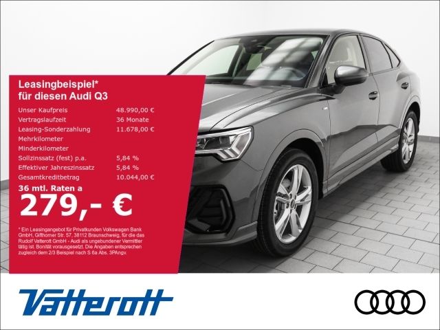 Audi Q3 Sportback S line 35 TFSI AHK LED Navi ACC Kamera - Bild 1