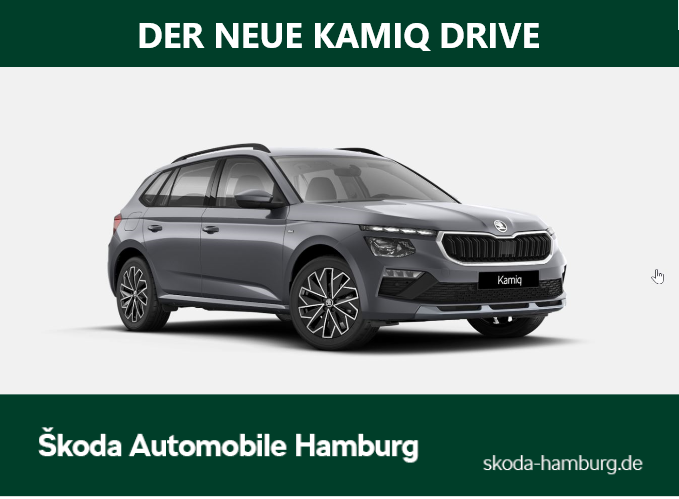 Skoda Kamiq Drive 1,5 TSI 110 kW 7-Gang automat.