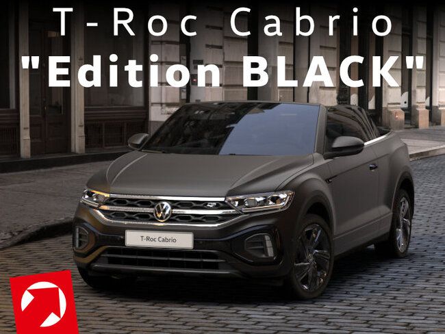 Volkswagen T-Roc Cabriolet R-Line Edition Black PLUS 1.5 TSI OPF DSG *LEDER*AHK*WINTERRÄDER*STANDHEIZUNG*BEATS*GEWERB - Bild 1