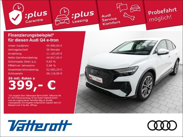 Audi Q4 e-tron e-tron Sportback 50 quattro S line AHK Matrix Navi SONOS - Bild 1