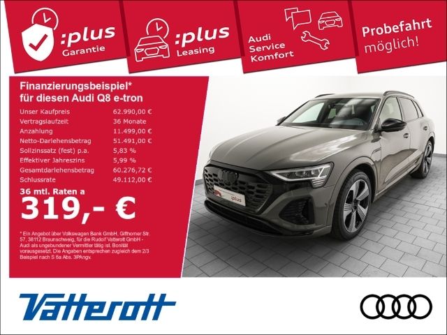 Audi Q8 e-tron quattro 55 S line ACC LED B&O Navi CarPlay - Bild 1