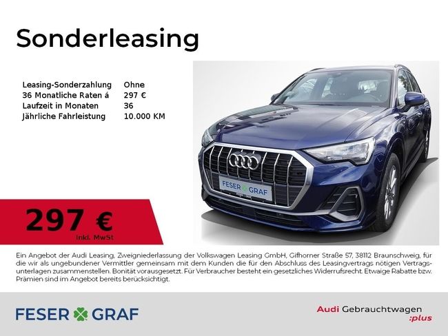 Audi Q3 35 TDI S tronic S line AHK Navi RüKa V-Cockp. - Bild 1