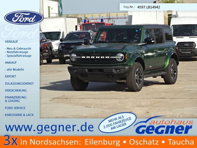 Ford Bronco 10.000€ Anzahlung Outer Banks 4x4 2.7 V6 Navi LED - Bild 1