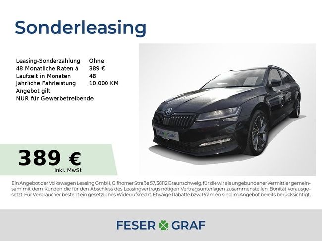 Skoda Superb Combi Sportline 2,0TDI DSG4x4 AHK,SHZ,RFK - Bild 1