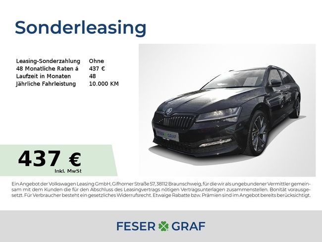 Skoda Superb Combi Sportline 2,0TDI DSG4x4 AHK,SHZ,RFK - Bild 1