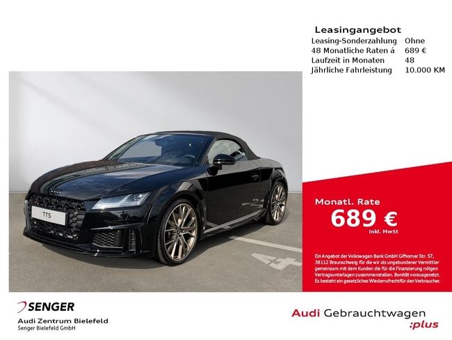 Audi TTS Roadster 2.0 TFSI quattro Navi Leder B&O - Bild 1