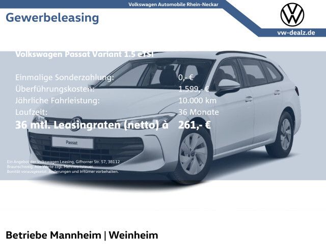 Volkswagen Passat Variant NEU 1.5 eTSI OPF DSG