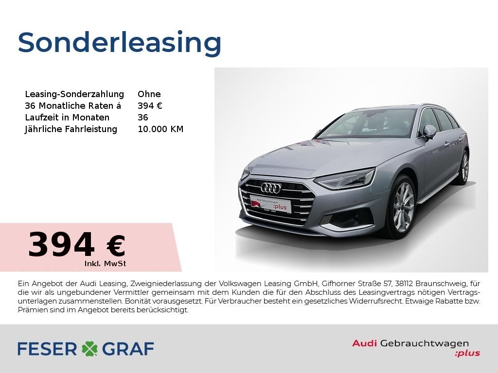 Audi A4 für 393,00 € brutto leasen