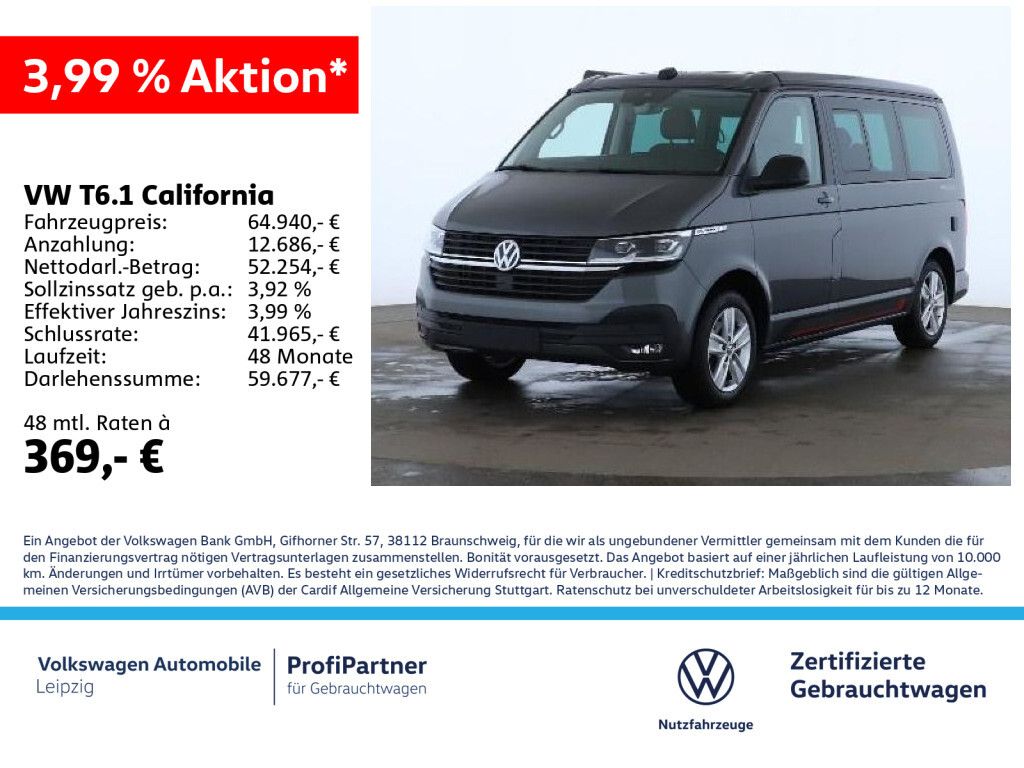 Volkswagen T6 California Beach Edition*Standhzg*LED*AHK*