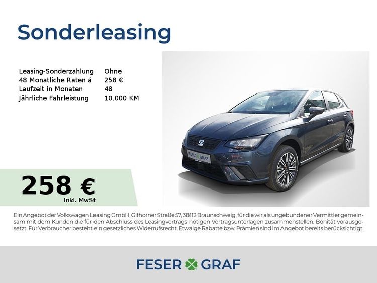 Seat Ibiza Style Edition 1.0 TSI 5-Gang, LED, ACC,SHZ