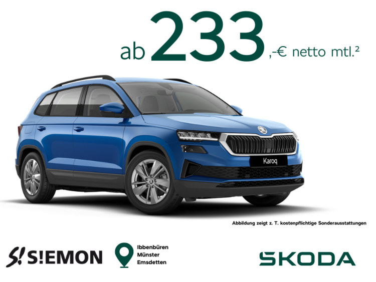 Skoda Karoq Selection 🏎️🏁 150 PS Diesel Automatik ✔️ Allrad 4x4 ✔️ Gewerbeaktion 🚗 🚕 🚙