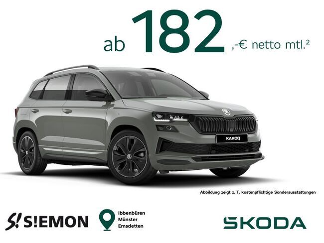 Skoda Karoq Sportline 🏎️🏁 150 PS Schalter ✔️ Gewerbeaktion 🚗 🚕 🚙 - Bild 1