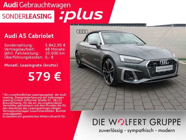 Audi A5 Cabrio S line 40 TDI quattro S tronic*AHK*ACC - Bild 1