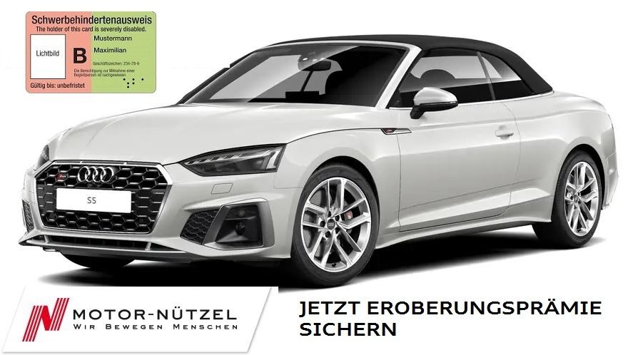Audi S5 Cabrio TFSI - NUR FÜR MENSCHEN MIT HANDICAP + EROBERUNG - NUR NOCH BIS 14.09.