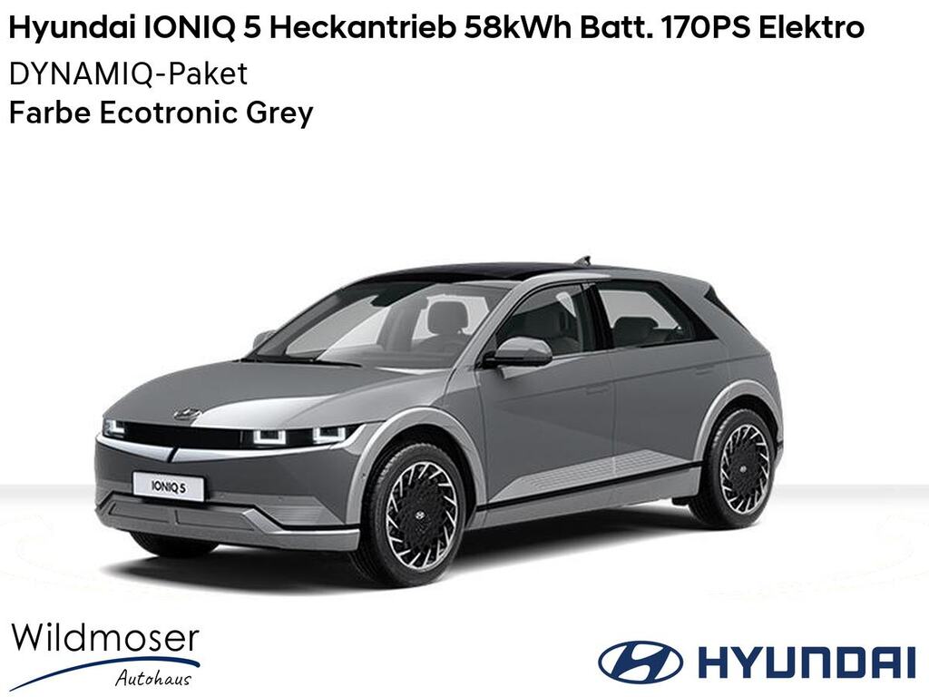 Hyundai IONIQ 5 ⚡ Heckantrieb 58kWh Batt. 170PS Elektro ⏱ Sofort verfügbar! ✔️ mit DYNAMIQ-Paket