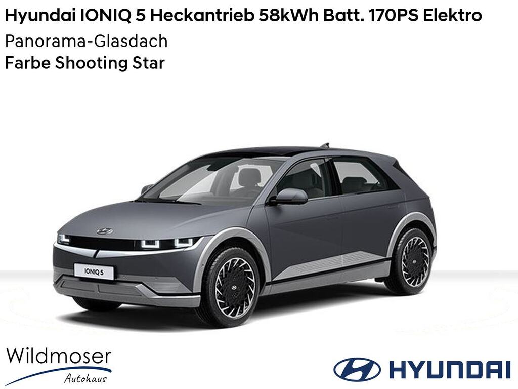 Hyundai IONIQ 5 ⚡ Heckantrieb 58kWh Batt. 170PS Elektro ⏱ Sofort verfügbar! ✔️ mit Panorama-Glasdach