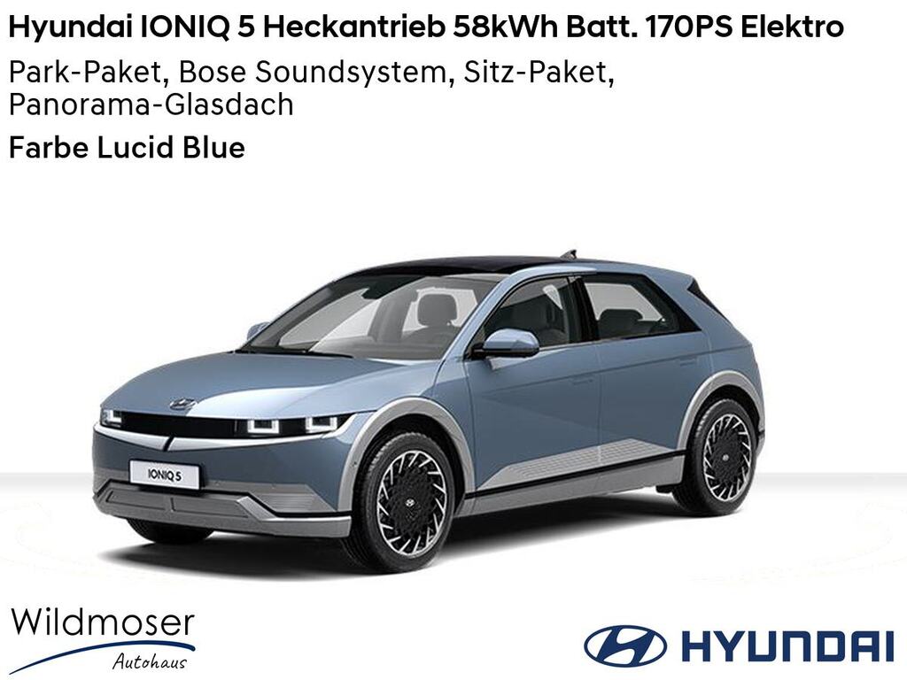 Hyundai IONIQ 5 ⚡ Heckantrieb 58kWh Batt. 170PS Elektro ⏱ Sofort verfügbar! ✔️ mit 4 Zusatz-Paketen