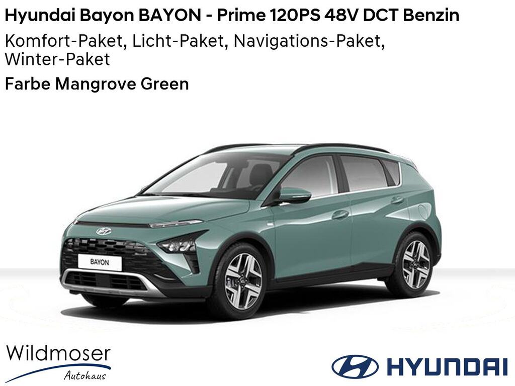 Hyundai BAYON ❤️ BAYON - Prime 120PS 48V DCT Benzin ⏱ 5 Monate Lieferzeit ✔️ mit 4 Zusatz-Paketen