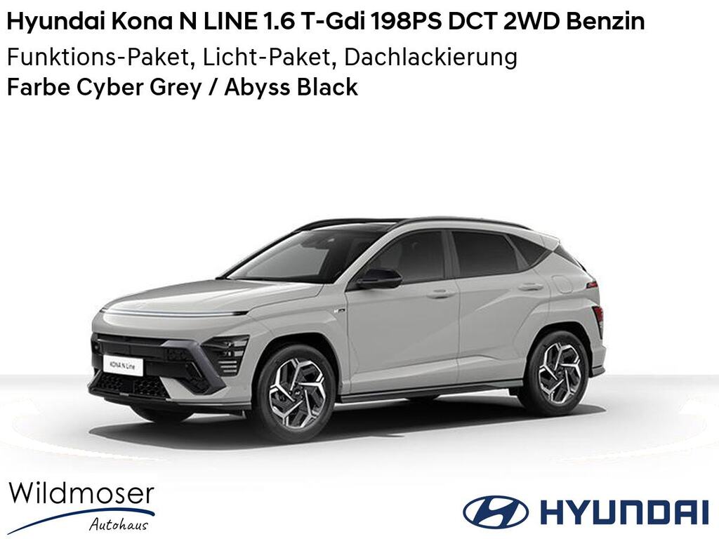 Hyundai Kona ❤️ N LINE 1.6 T-Gdi 198PS DCT 2WD Benzin ⏱ 5 Monate Lieferzeit ✔️ mit 3 Zusatz-Paketen