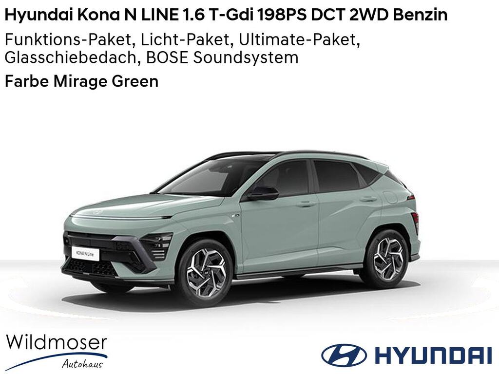 Hyundai Kona ❤️ N LINE 1.6 T-Gdi 198PS DCT 2WD Benzin ⏱ 5 Monate Lieferzeit ✔️ mit 5 Zusatz-Paketen