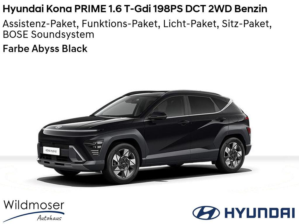 Hyundai Kona ❤️ PRIME 1.6 T-Gdi 198PS DCT 2WD Benzin ⏱ 5 Monate Lieferzeit ✔️ mit 5 Zusatz-Paketen
