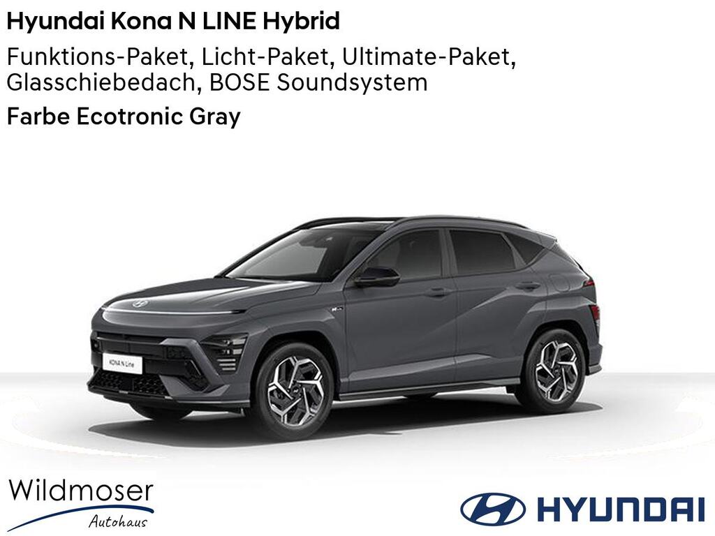 Hyundai Kona ❤️ N LINE Hybrid ⏱ 5 Monate Lieferzeit ✔️ mit 5 Zusatz-Paketen