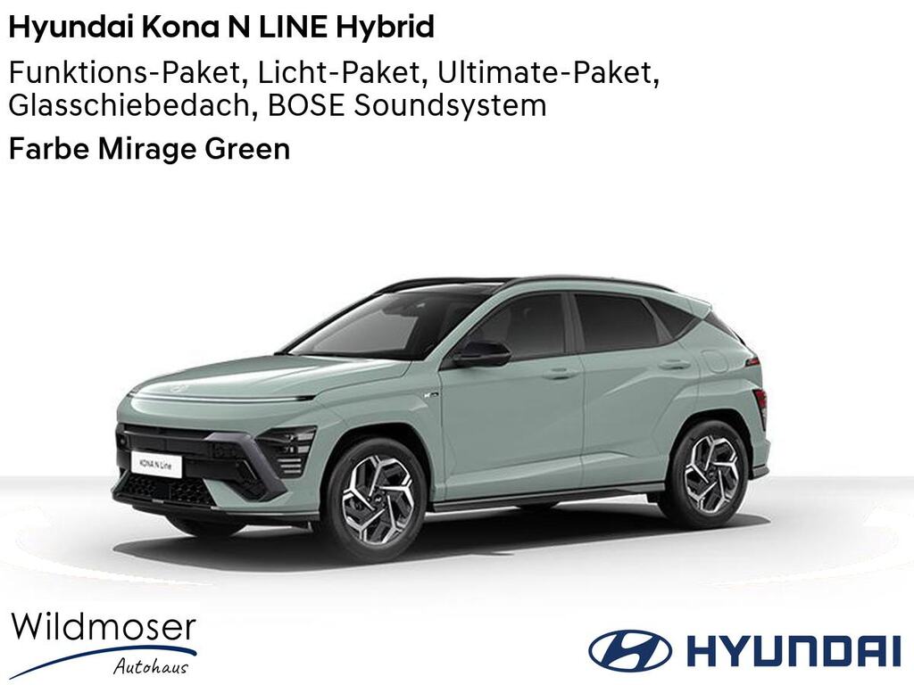 Hyundai Kona ❤️ N LINE Hybrid ⏱ 5 Monate Lieferzeit ✔️ mit 5 Zusatz-Paketen