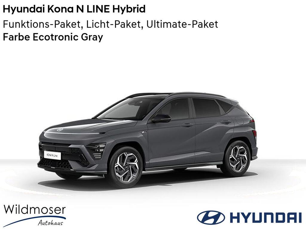 Hyundai Kona ❤️ N LINE Hybrid ⏱ 5 Monate Lieferzeit ✔️ mit 3 Zusatz-Paketen