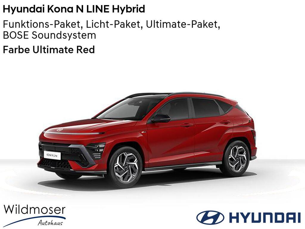 Hyundai Kona ❤️ N LINE Hybrid ⏱ 5 Monate Lieferzeit ✔️ mit 4 Zusatz-Paketen