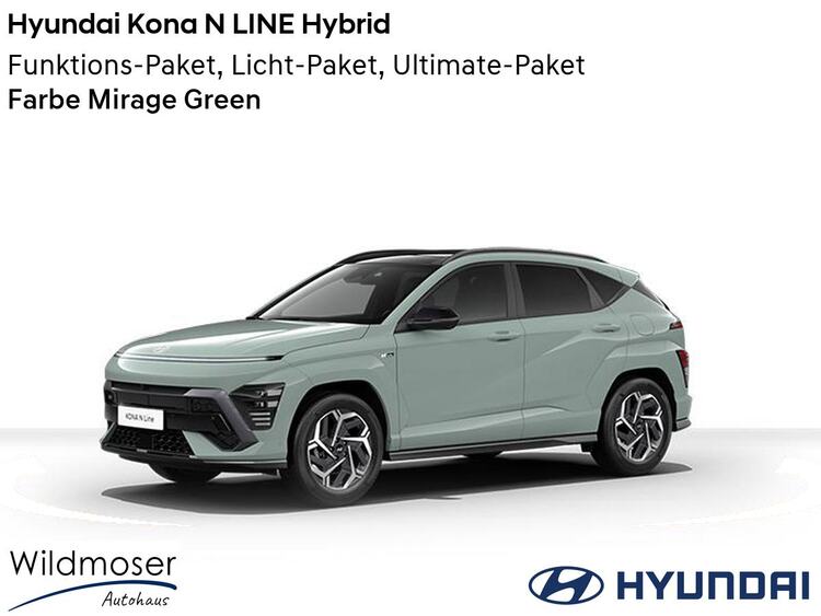 Hyundai Kona ❤️ N LINE Hybrid ⏱ 5 Monate Lieferzeit ✔️ mit 3 Zusatz-Paketen