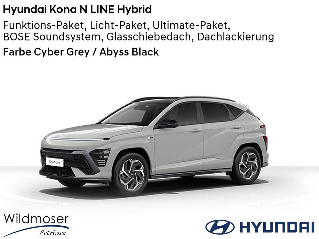Hyundai Kona ❤️ N LINE Hybrid ⏱ 5 Monate Lieferzeit ✔️ mit 6 Zusatz-Paketen
