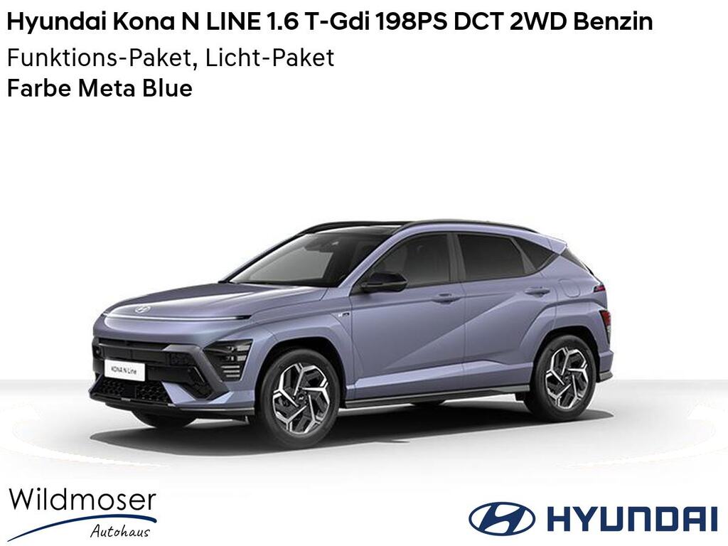 Hyundai Kona ❤️ N LINE 1.6 T-Gdi 198PS DCT 2WD Benzin ⏱ 5 Monate Lieferzeit ✔️ mit 2 Zusatz-Paketen