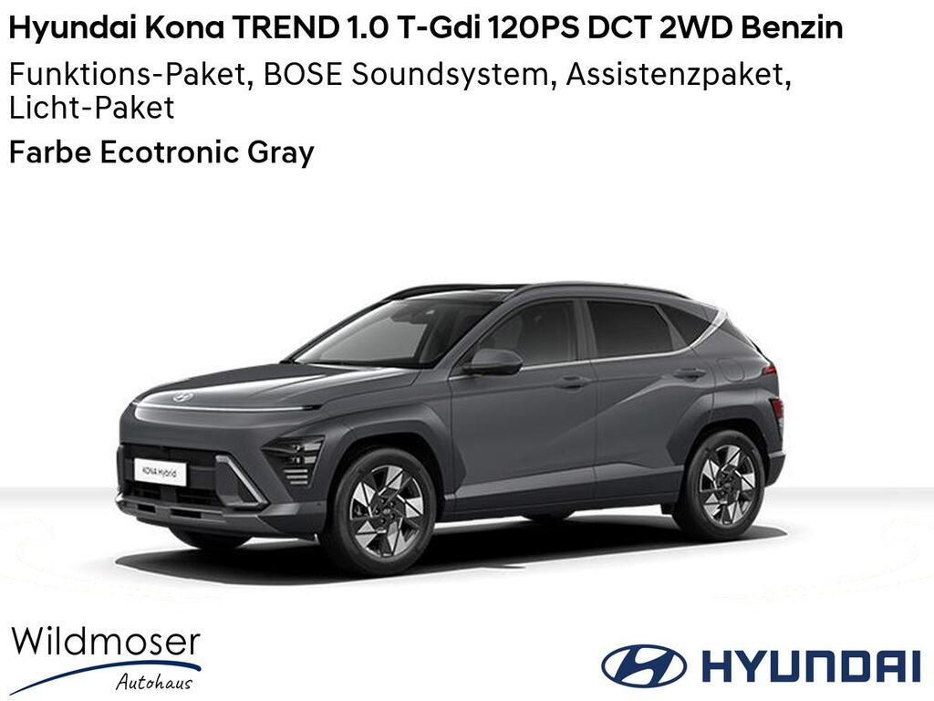 Hyundai Kona ❤️ TREND 1.0 T-Gdi 120PS DCT 2WD Benzin ⏱ 5 Monate Lieferzeit ✔️ mit 4 Zusatz-Paketen
