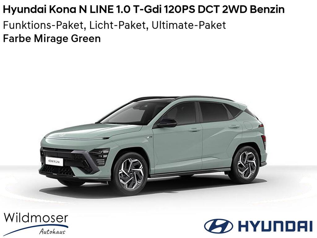Hyundai Kona ❤️ N LINE 1.0 T-Gdi 120PS DCT 2WD Benzin ⏱ 5 Monate Lieferzeit ✔️ mit 3 Zusatz-Paketen