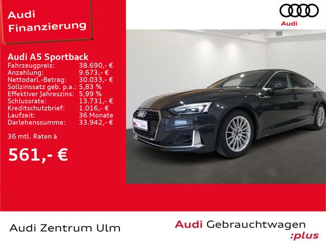 Audi A5 Sportback advanced 35 TDI S tronic ACC R-KAM NAV+ - Bild 1