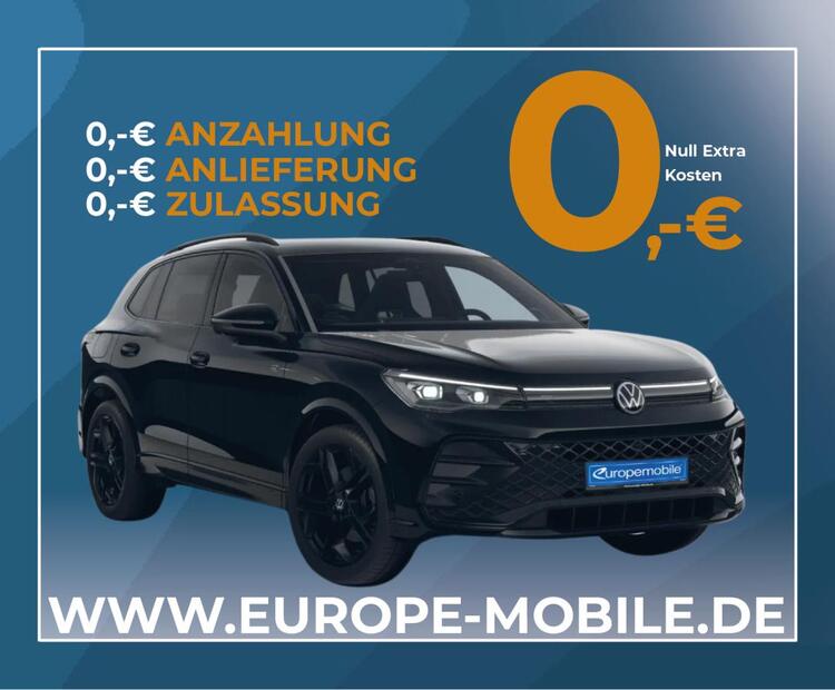 Volkswagen Tiguan R-Line 2.0 TDI SCR 150 DSG (UVP 62.860 €/ KW35/24 ) PANO|NAV|IQ.LIGHT|IQ.DRIVE|KOMFORT|BLACK|WINTER|