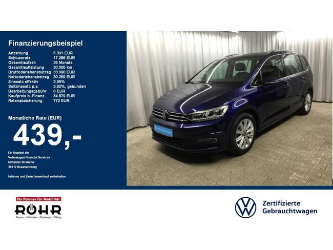 Volkswagen Touran Highline (Garantie 02/2028.Front Assist. - Bild 1