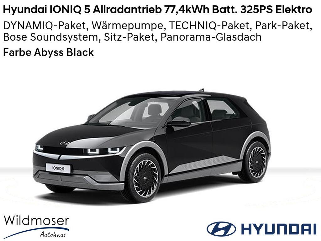 Hyundai IONIQ 5 ⚡ Allradantrieb 77,4kWh Batt. 325PS Elektro ⏱ Sofort verfügbar! ✔️ mit 7 Zusatz-Paketen