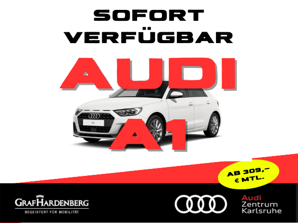 Audi A1 Sportback 95 PS Stronic *SOFORT VERFÜGBAR*?