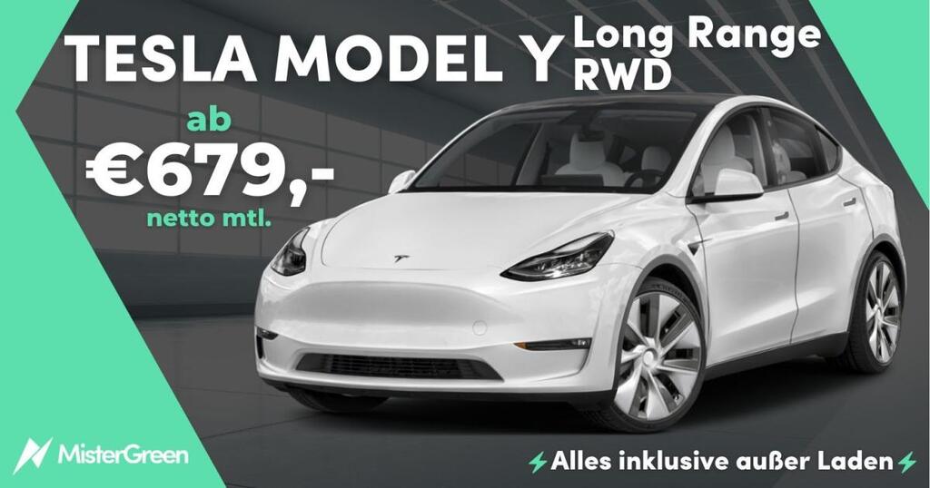 Tesla Model Y Maximale Reichweite RWD ⎸ Pearl White Multi-Coat ⎸ All-Inkl. Sonderaktion ⎸