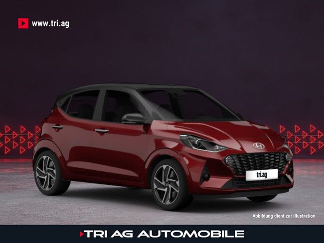 Hyundai i10 Trend 1.0 AMT Dragon Red Mineraleffekt - Bild 1